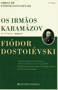 Os Irmãos Karamázov-3ª e 4ª Partes, Volume II